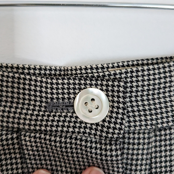 Vintage | Zanella | Made in Italy | Wool Skirt | Houndstooth | Size 8 - Picture 3 of 11